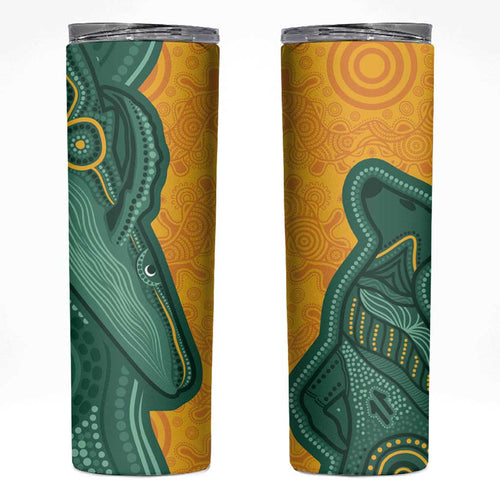 Australia 2024 Skinny Tumbler Aboriginal GO Team Aussie