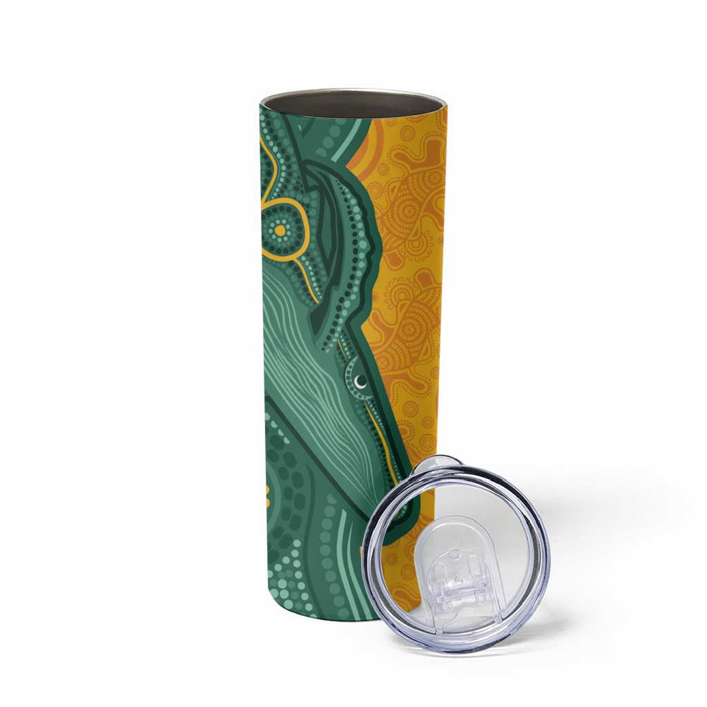 Australia 2024 Skinny Tumbler Aboriginal GO Team Aussie