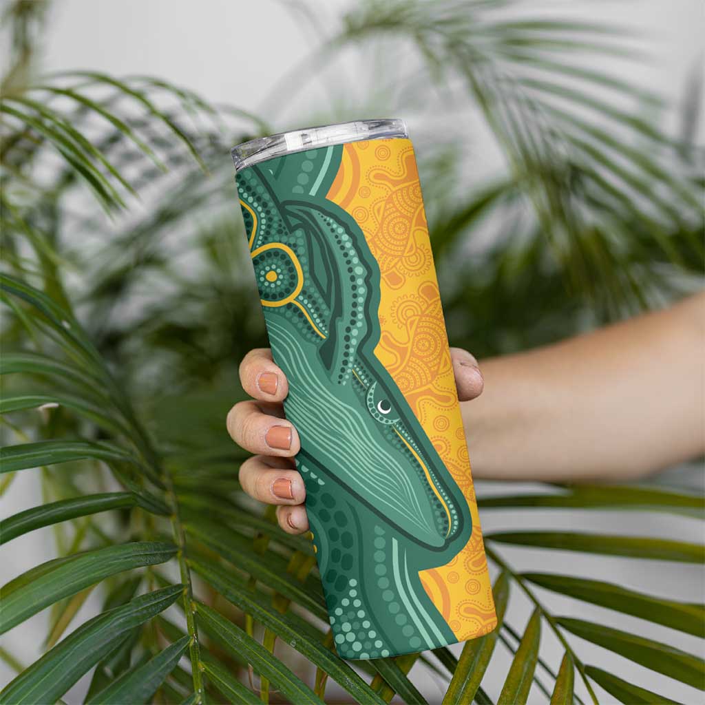 Australia 2024 Skinny Tumbler Aboriginal GO Team Aussie