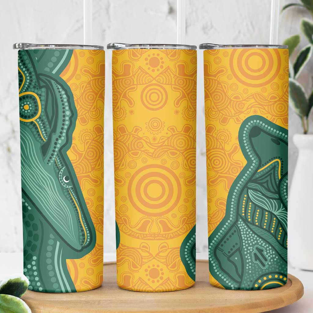 Australia 2024 Skinny Tumbler Aboriginal GO Team Aussie