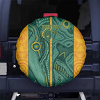 Australia 2024 Custom Spare Tire Cover Aboriginal GO Team Aussie