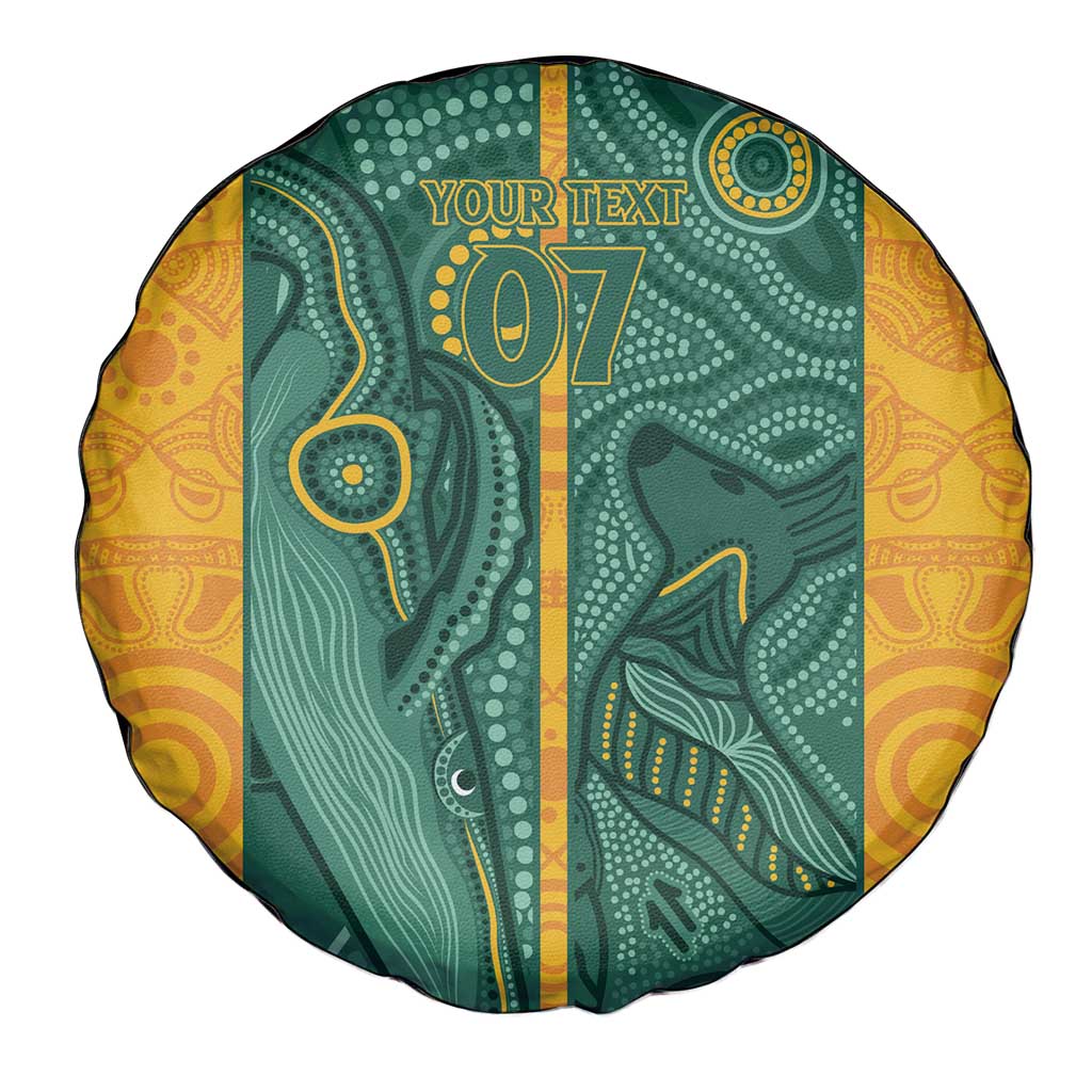 Australia 2024 Custom Spare Tire Cover Aboriginal GO Team Aussie