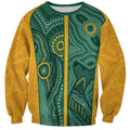 Australia 2024 Custom Sweatshirt Aboriginal GO Team Aussie