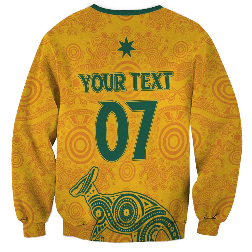 Australia 2024 Custom Sweatshirt Aboriginal GO Team Aussie