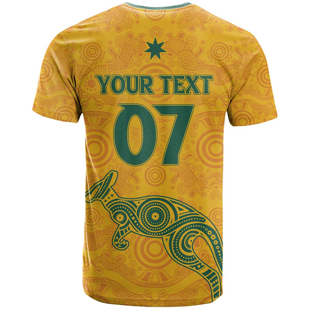 Australia 2024 Custom T Shirt Aboriginal GO Team Aussie