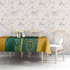 Australia 2024 Custom Tablecloth Aboriginal GO Team Aussie