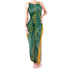 Australia 2024 Custom Tank Maxi Dress Aboriginal GO Team Aussie