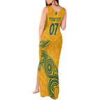 Australia 2024 Custom Tank Maxi Dress Aboriginal GO Team Aussie