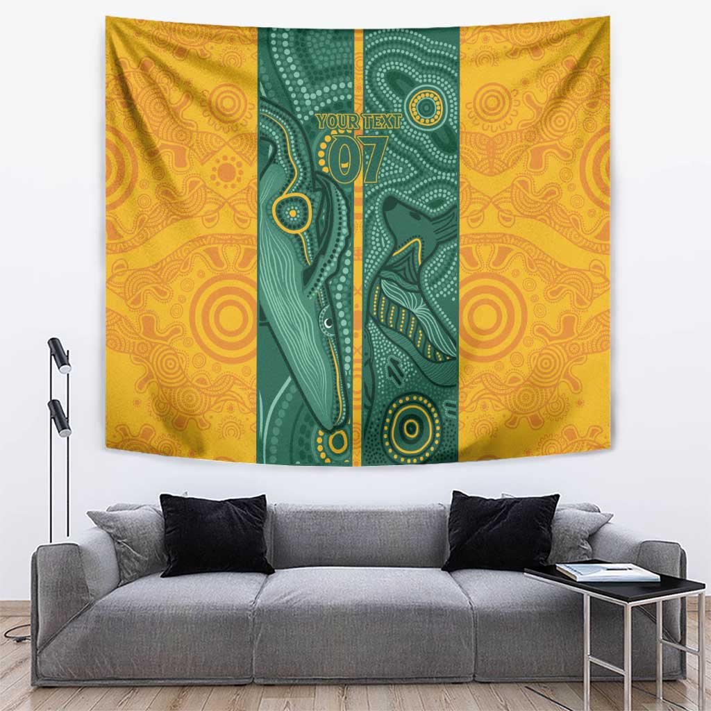 Australia 2024 Custom Tapestry Aboriginal GO Team Aussie