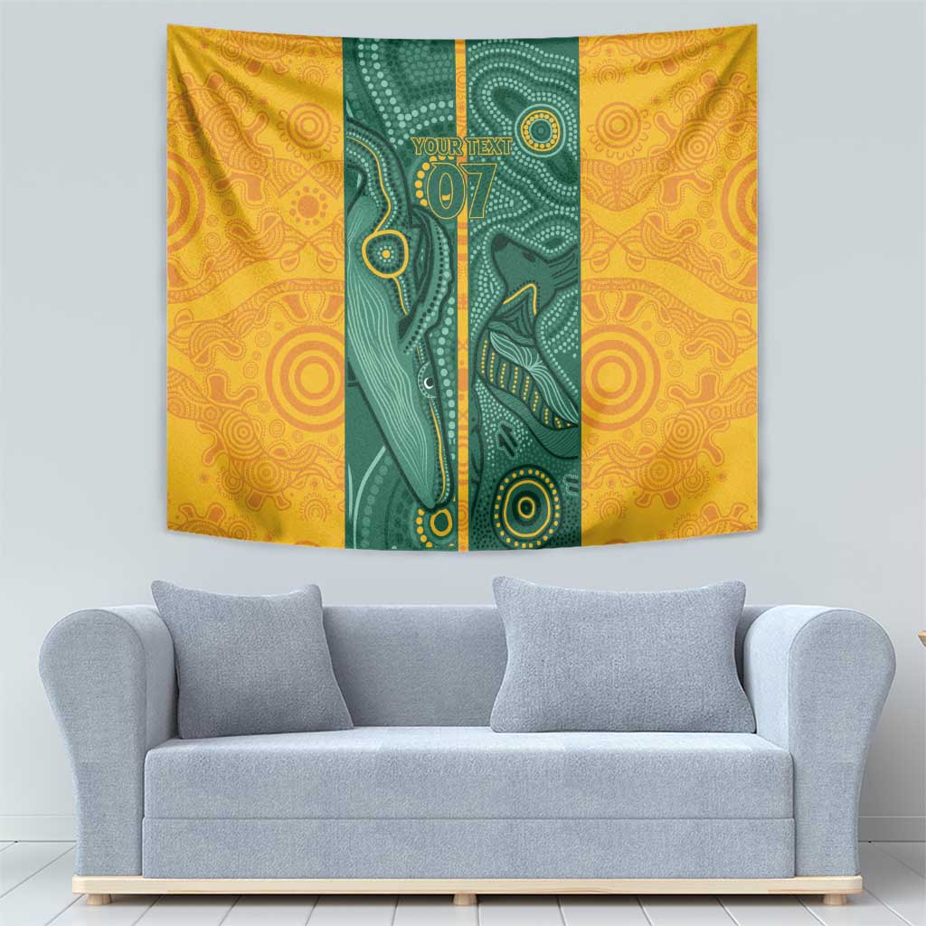 Australia 2024 Custom Tapestry Aboriginal GO Team Aussie
