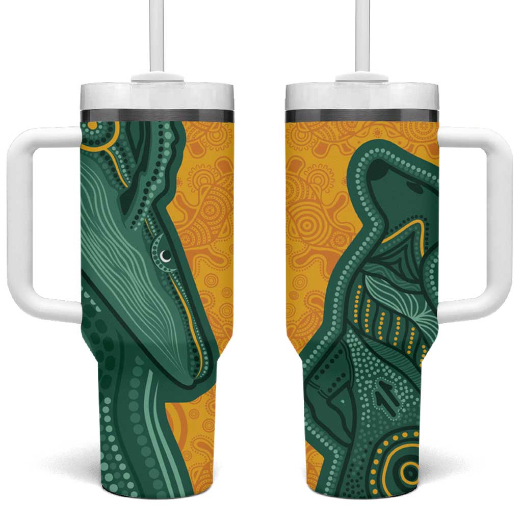 Australia 2024 Tumbler With Handle Aboriginal GO Team Aussie