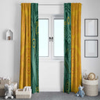 Australia 2024 Custom Window Curtain Aboriginal GO Team Aussie