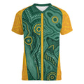 Australia 2024 Custom Women V-Neck T-Shirt Aboriginal GO Team Aussie