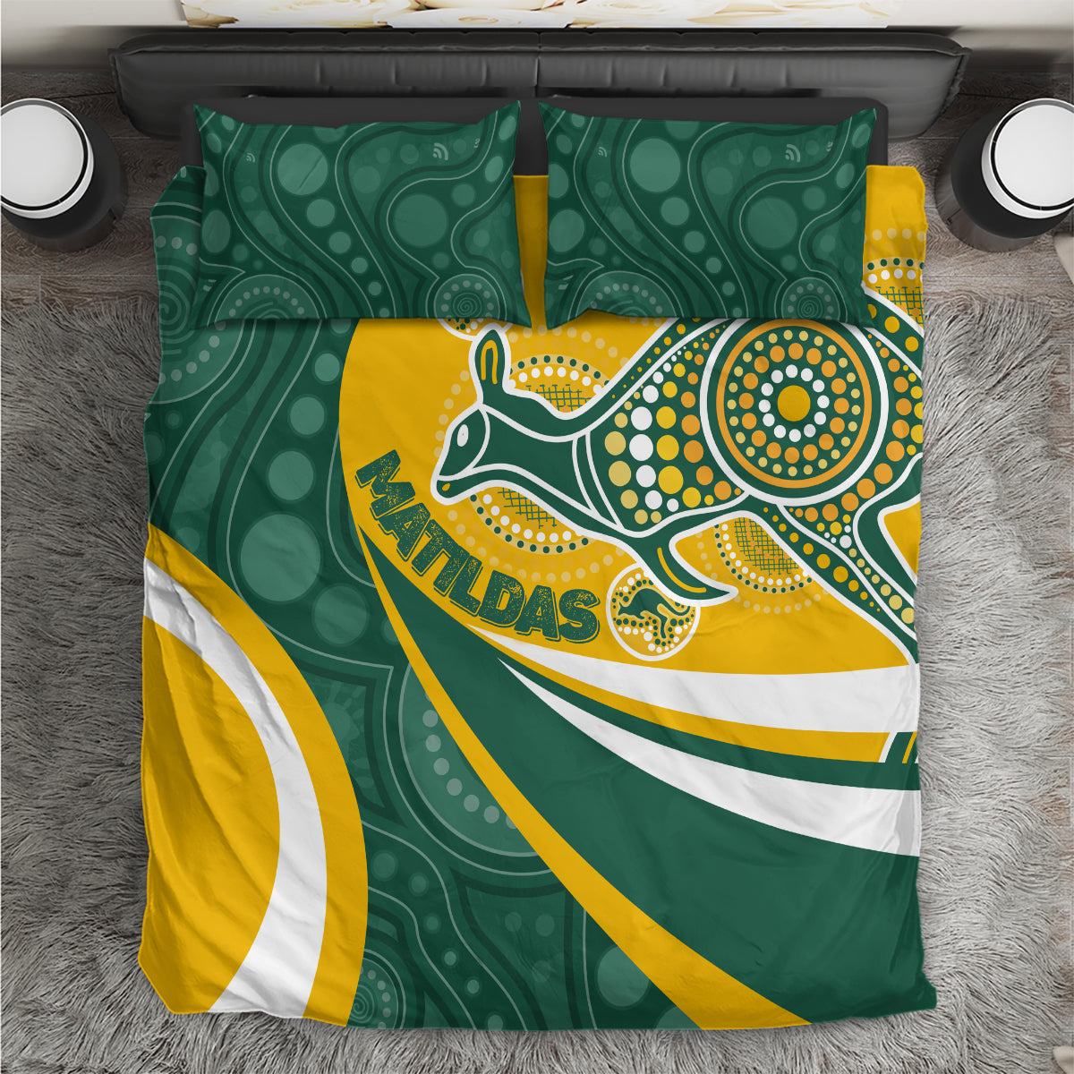 custom-australia-matildas-indigenous-bedding-set-go-tilly-special