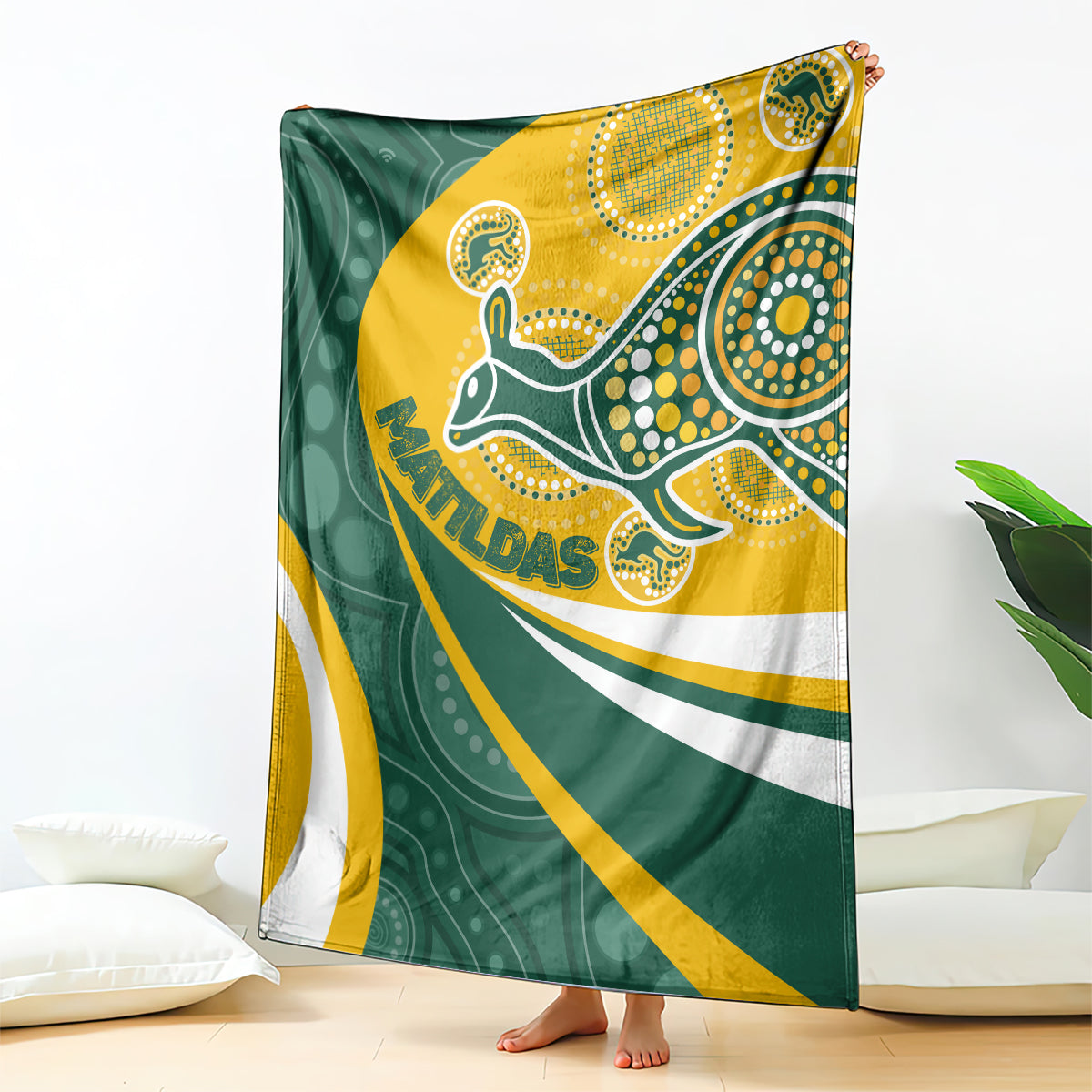 custom-australia-matildas-indigenous-blanket-go-tilly-special