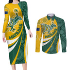 custom-australia-matildas-indigenous-couples-matching-long-sleeve-bodycon-dress-and-long-sleeve-button-shirt-go-tilly-special