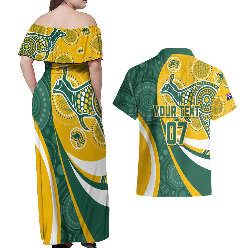 custom-australia-matildas-indigenous-couples-matching-off-shoulder-maxi-dress-and-hawaiian-shirt-go-tilly-special