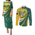 custom-australia-matildas-indigenous-couples-matching-puletasi-dress-and-long-sleeve-button-shirt-go-tilly-special