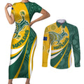 custom-australia-matildas-indigenous-couples-matching-short-sleeve-bodycon-dress-and-long-sleeve-button-shirt-go-tilly-special