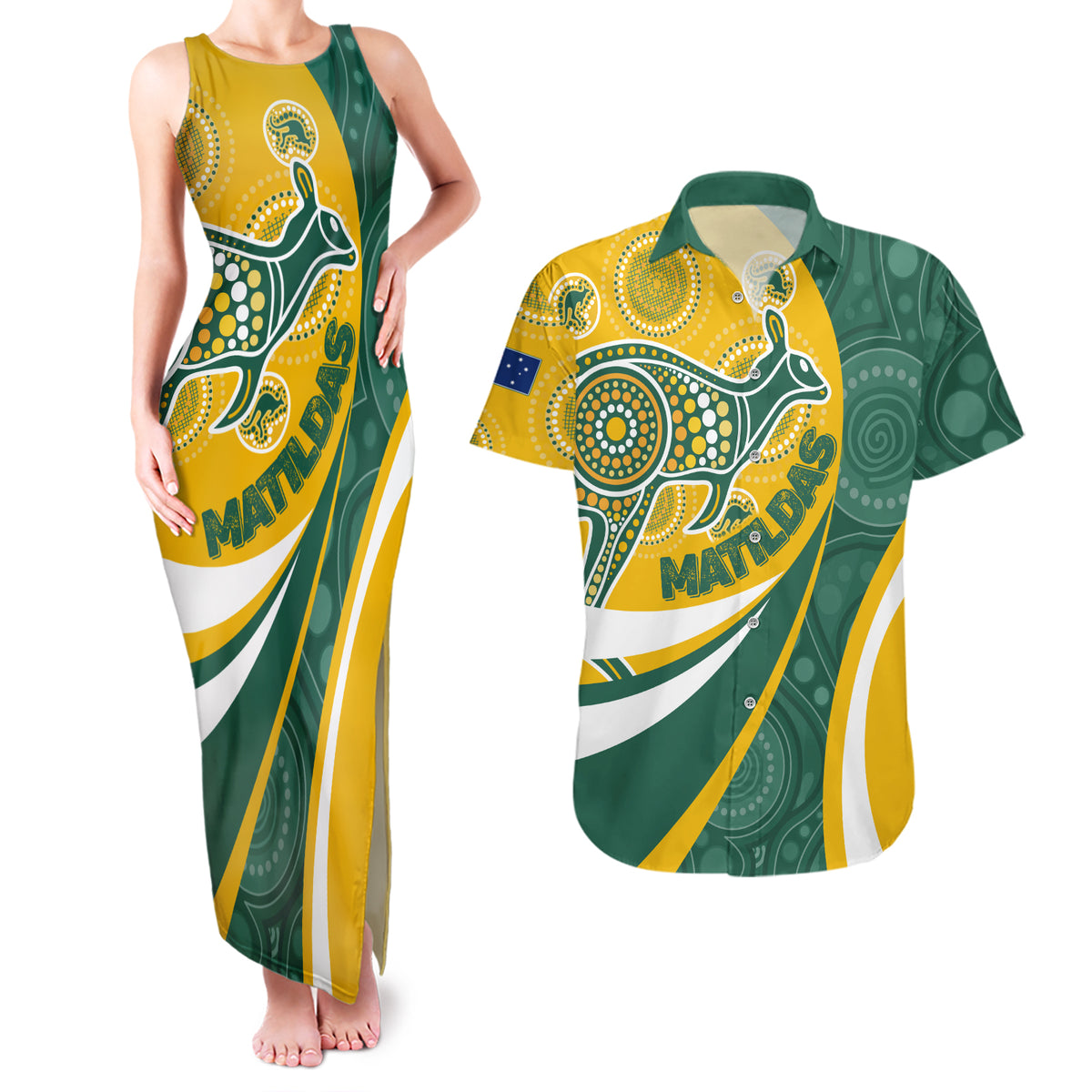 custom-australia-matildas-indigenous-couples-matching-tank-maxi-dress-and-hawaiian-shirt-go-tilly-special