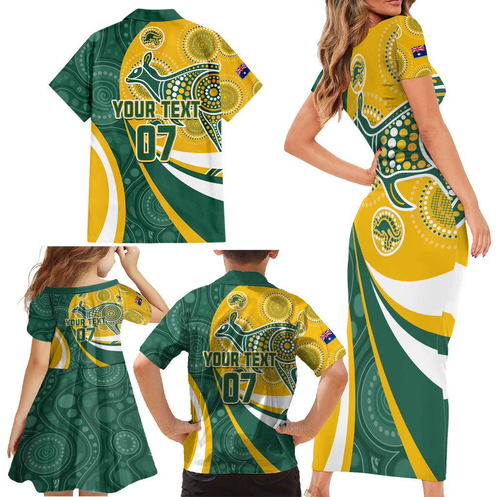 custom-australia-matildas-indigenous-family-matching-short-sleeve-bodycon-dress-and-hawaiian-shirt-go-tilly-special