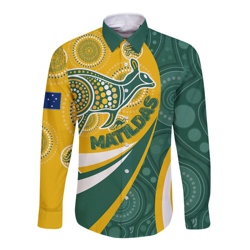 custom-australia-matildas-indigenous-long-sleeve-button-shirt-go-tilly-special