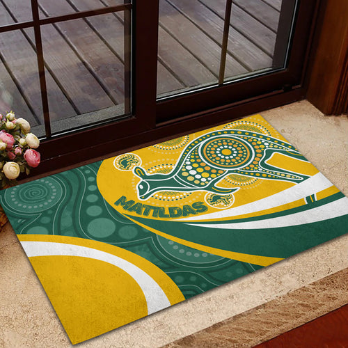 custom-australia-matildas-indigenous-rubber-doormat-go-tilly-special