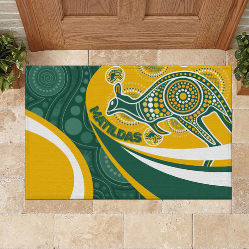 custom-australia-matildas-indigenous-rubber-doormat-go-tilly-special
