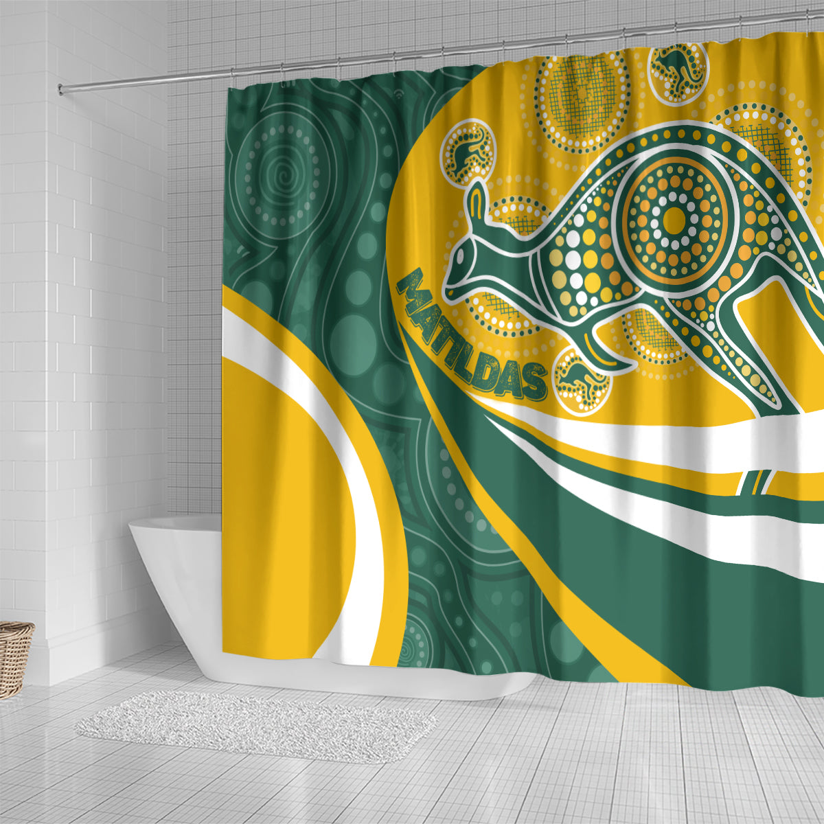 custom-australia-matildas-indigenous-shower-curtain-go-tilly-special