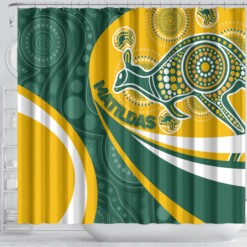 custom-australia-matildas-indigenous-shower-curtain-go-tilly-special