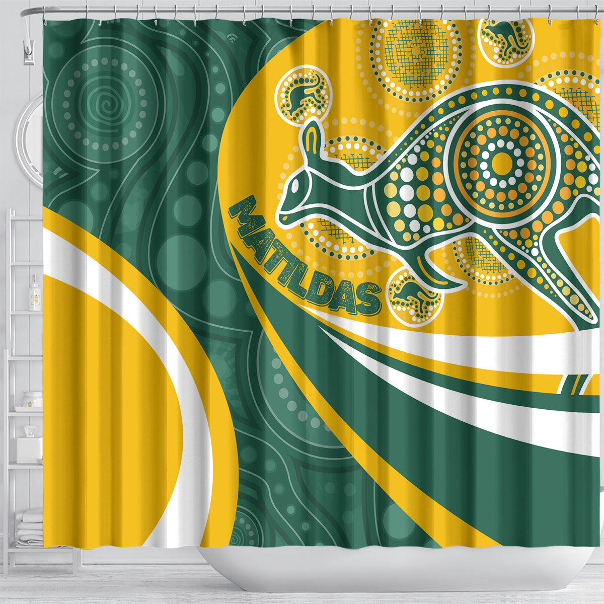 custom-australia-matildas-indigenous-shower-curtain-go-tilly-special