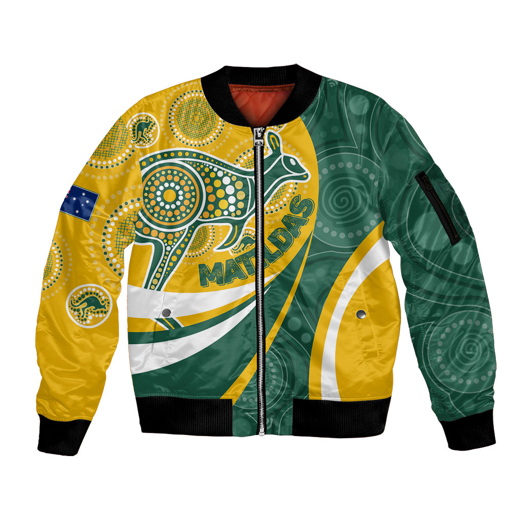 custom-australia-matildas-indigenous-sleeve-zip-bomber-jacket-go-tilly-special