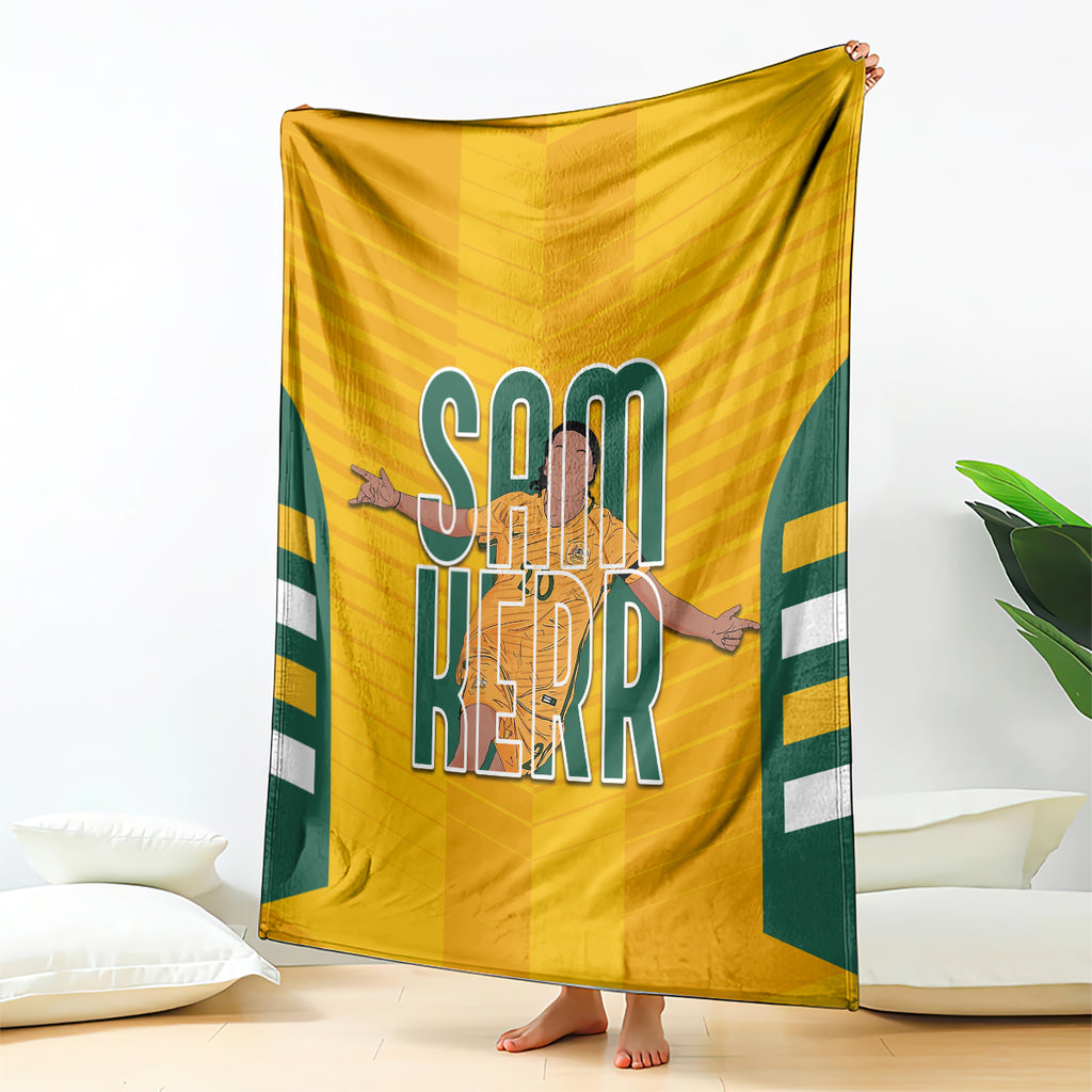 custom-australia-matildas-blanket-sam-kerr-legend