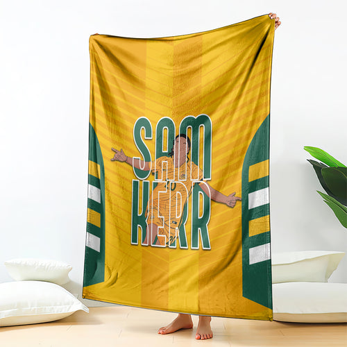custom-australia-matildas-blanket-sam-kerr-legend
