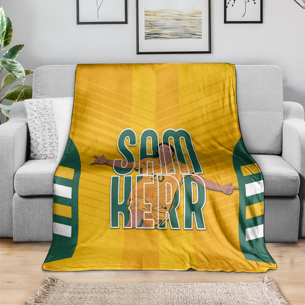 custom-australia-matildas-blanket-sam-kerr-legend