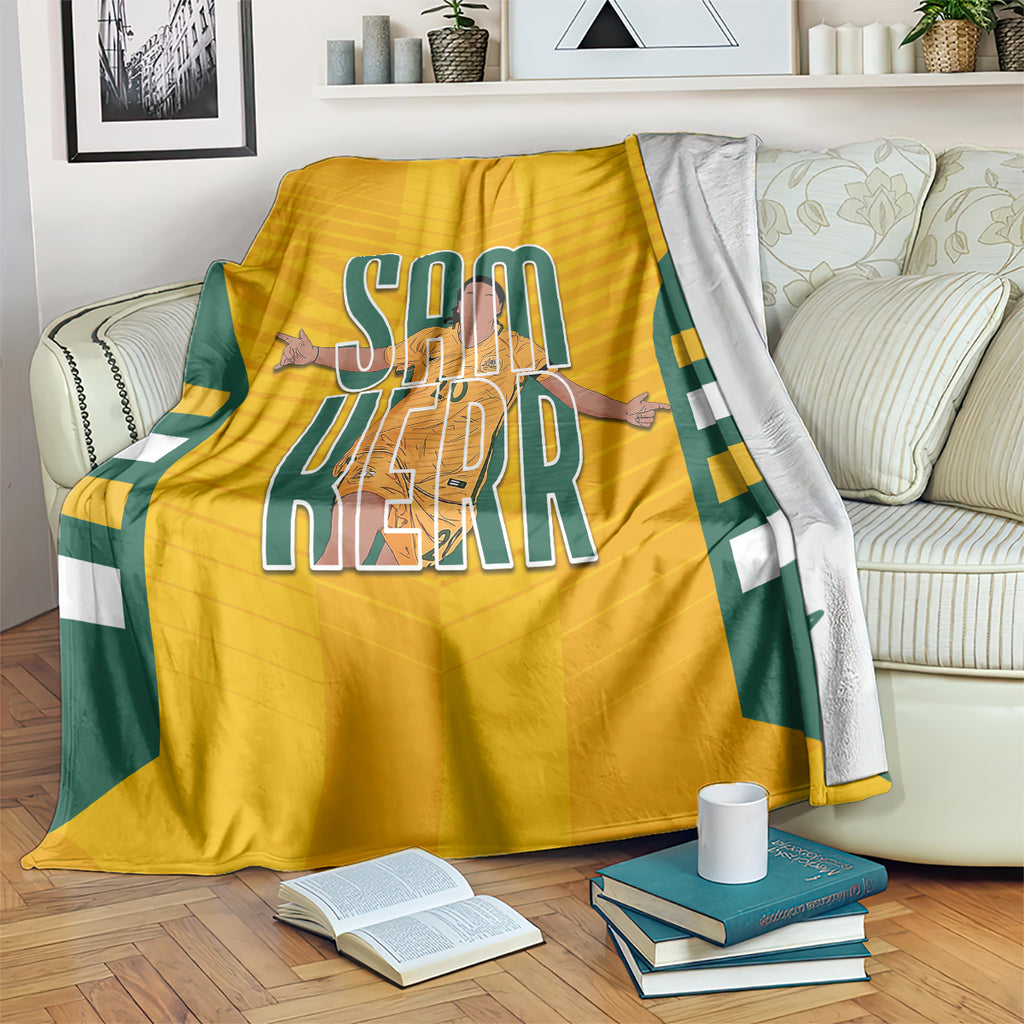 custom-australia-matildas-blanket-sam-kerr-legend