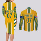 custom-australia-matildas-couples-matching-long-sleeve-bodycon-dress-and-long-sleeve-button-shirt-sam-kerr-legend