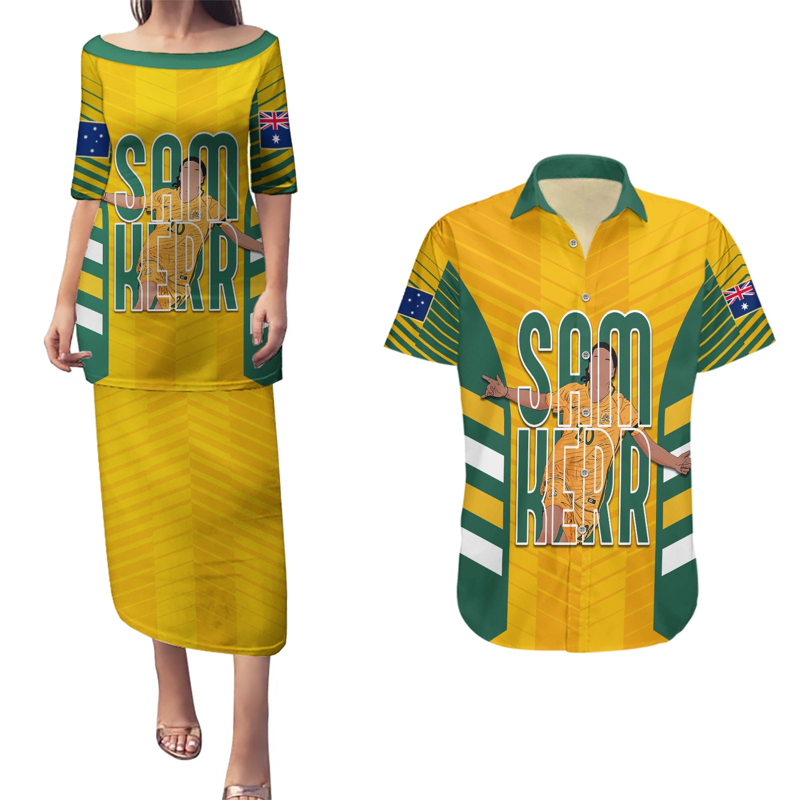 custom-australia-matildas-couples-matching-puletasi-dress-and-hawaiian-shirt-sam-kerr-legend