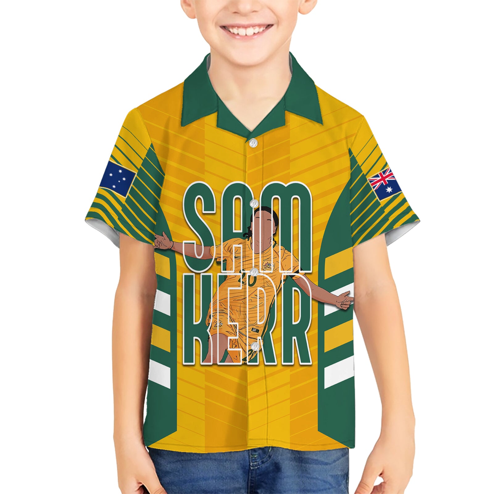 custom-australia-matildas-hawaiian-shirt-sam-kerr-legend