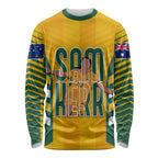 custom-australia-matildas-long-sleeve-shirt-sam-kerr-legend