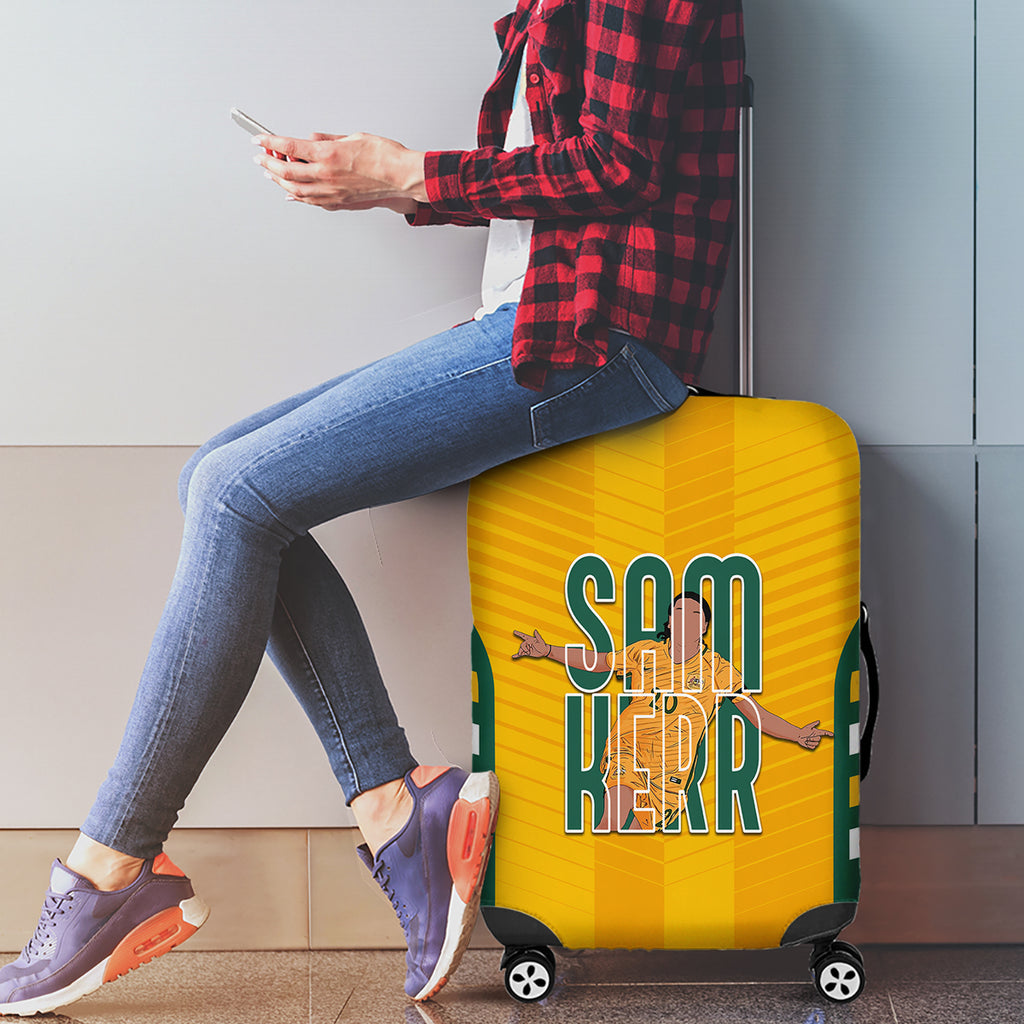 custom-australia-matildas-luggage-cover-sam-kerr-legend