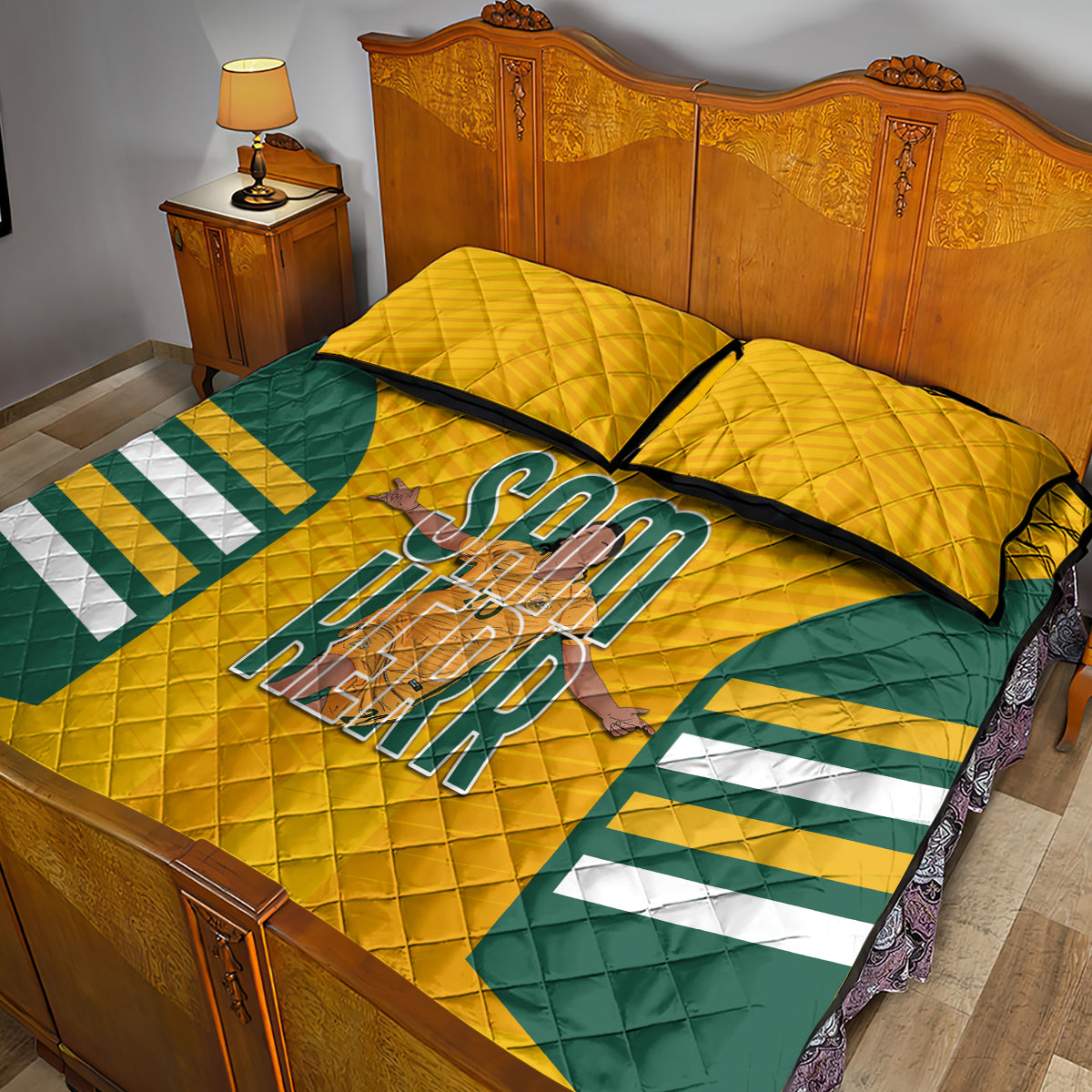 custom-australia-matildas-quilt-bed-set-sam-kerr-legend