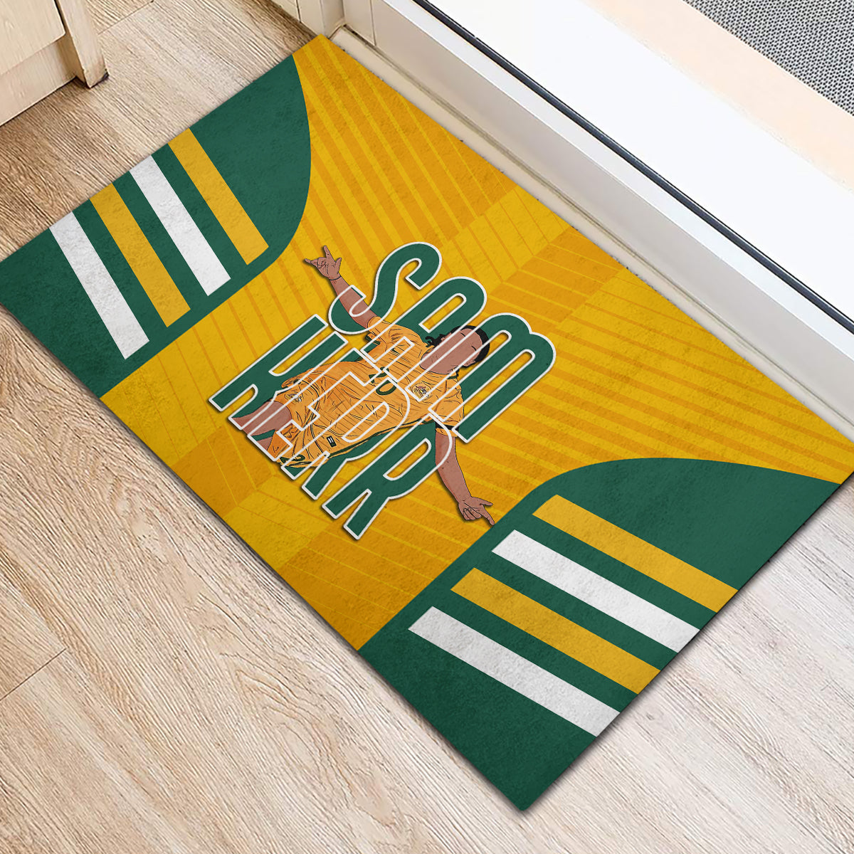 custom-australia-matildas-rubber-doormat-sam-kerr-legend