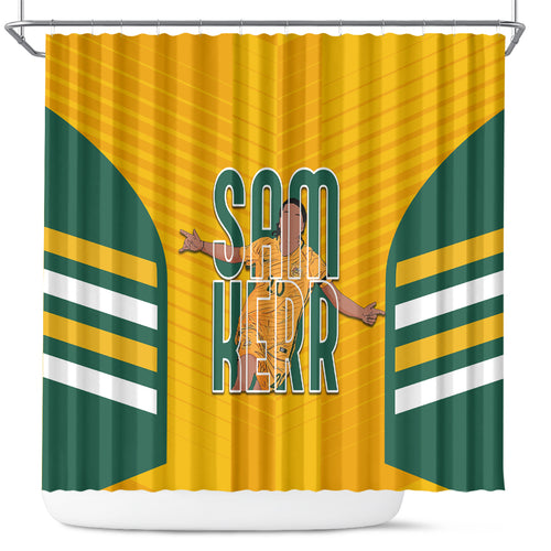 custom-australia-matildas-shower-curtain-sam-kerr-legend
