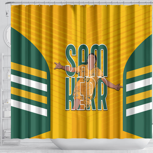 custom-australia-matildas-shower-curtain-sam-kerr-legend