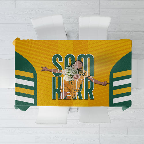 custom-australia-matildas-tablecloth-sam-kerr-legend