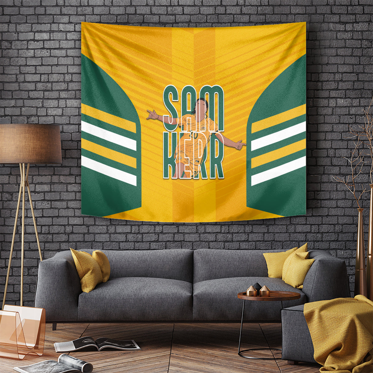 custom-australia-matildas-tapestry-sam-kerr-legend