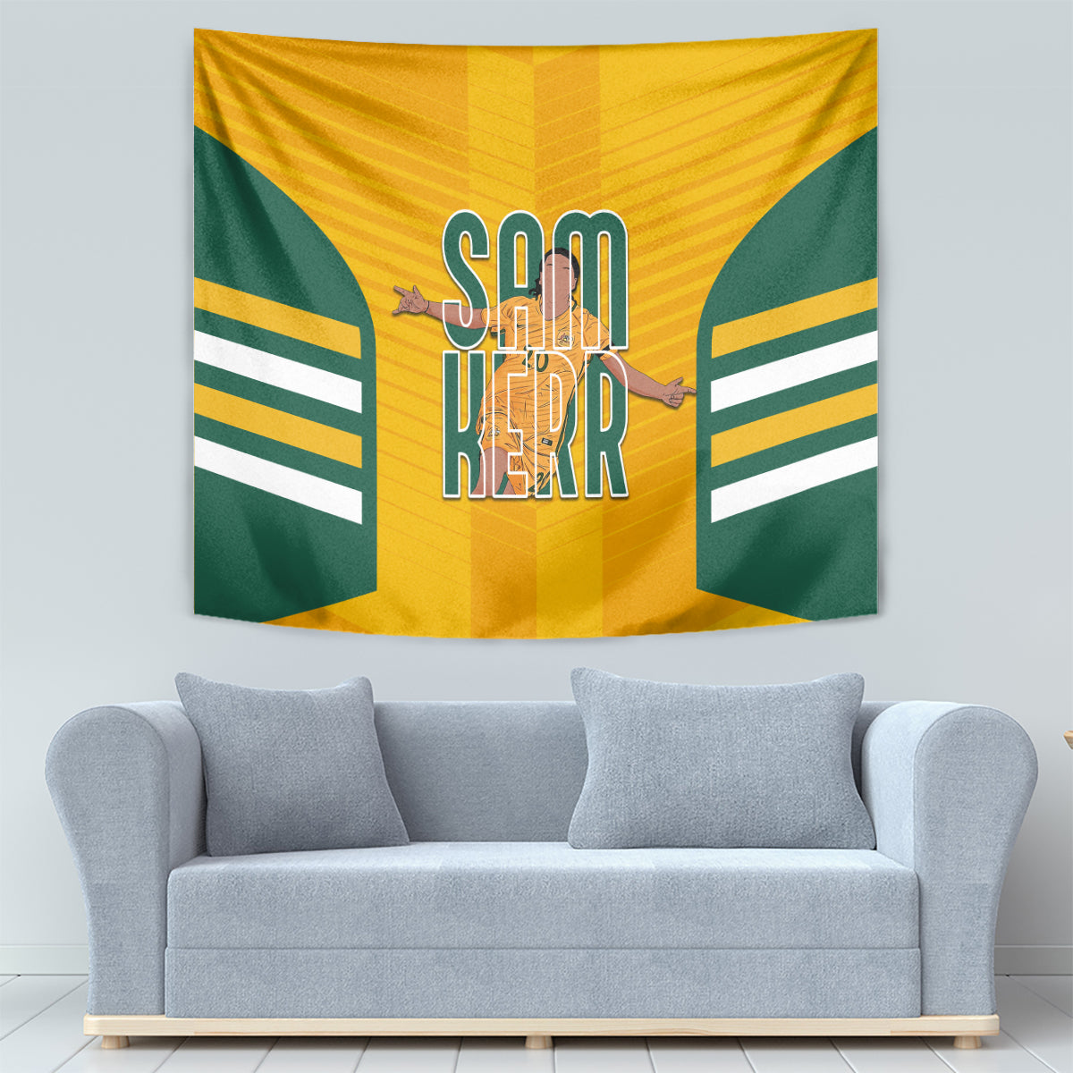 custom-australia-matildas-tapestry-sam-kerr-legend