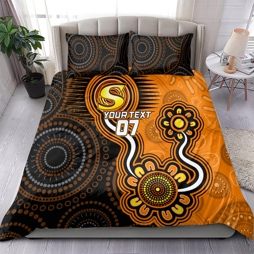 custom-scorchers-cricket-indigenous-bedding-set-champions-fire-up