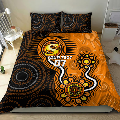 custom-scorchers-cricket-indigenous-bedding-set-champions-fire-up